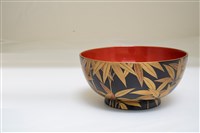 木胎圓形黑漆地平蒔繪蓋椀藏品圖，第7張